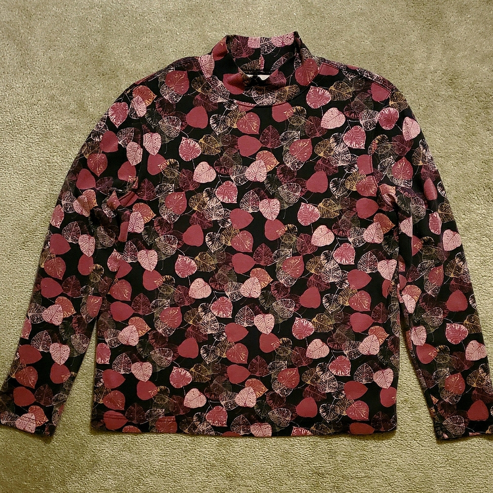 COTTON MOCK TURTLENECK TOP